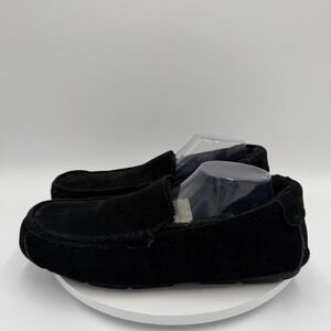 Koolaburra UGG Tipton Shoes Mens Size 14 Black Suede Moccasin Slippers Loafers